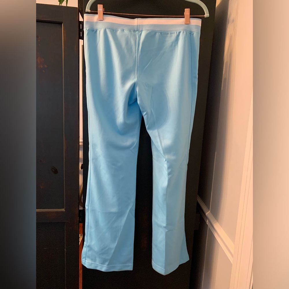 Nike Black and Light Blue Tracksuit Pants